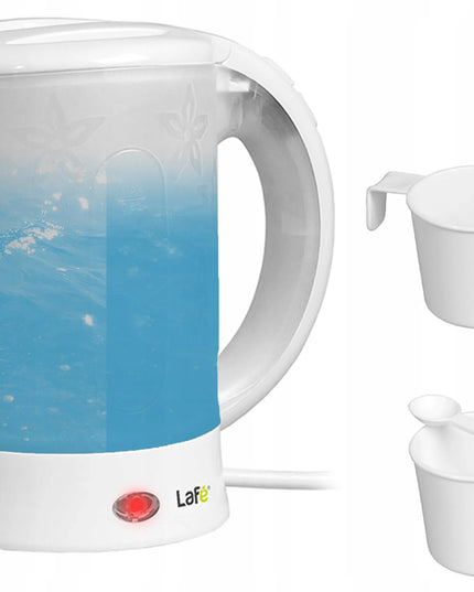 Mažas kelioninis elektrinis belaidis virdulys 600ml LAFE CEG-0010.1