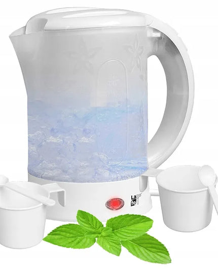 Mažas kelioninis elektrinis belaidis virdulys 600ml LAFE CEG-0010.1