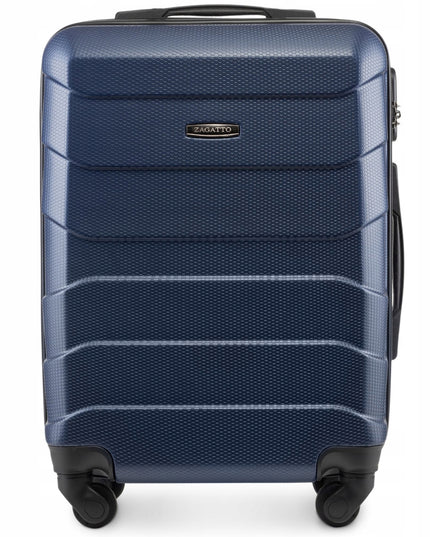 Mažas lagaminas rankiniam bagažui Zagatto 55x40x20 Ryanair – kietas ABS lagaminas su 4 ratukais ir užraktu