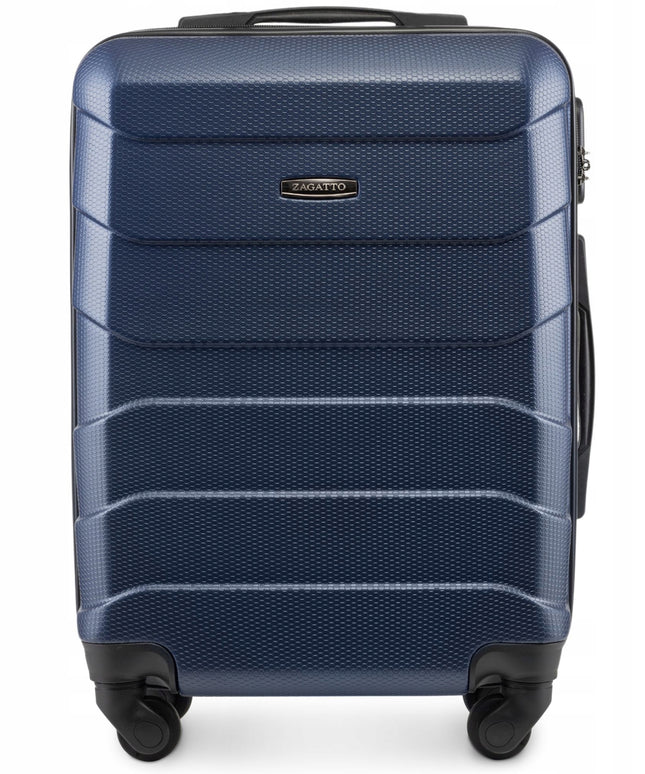 Mažas lagaminas rankiniam bagažui Zagatto 55x40x20 Ryanair – kietas ABS lagaminas su 4 ratukais ir užraktu