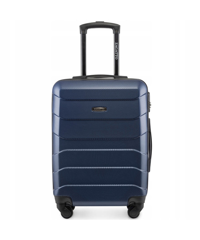 Mažas lagaminas rankiniam bagažui Zagatto 55x40x20 Ryanair – kietas ABS lagaminas su 4 ratukais ir užraktu