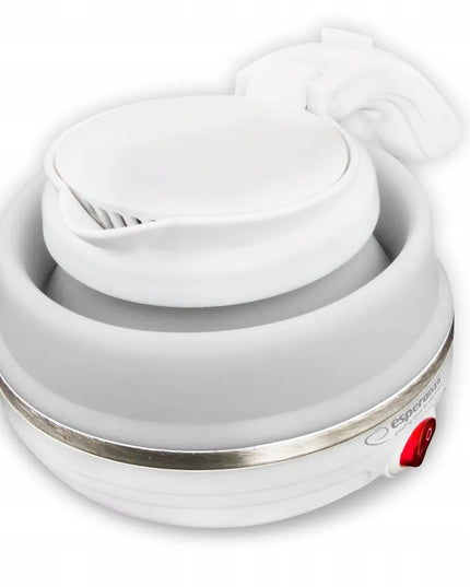Mažas sulankstomas silikoninis kelioninis elektrinis virdulys Esperanza, 0,5 l, 750 W