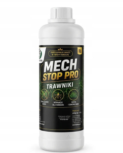 MECH STOP PRO TRAWNIKI profesionalus preparatas samanoms naikinti 1l