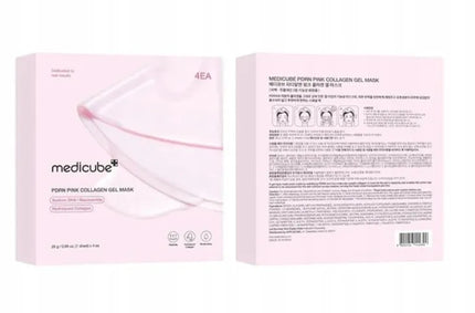 Medicube PDRN Pink Collagen Jelly Gel Mask kolageninė hidrogelinė kaukė, 4 vnt.
