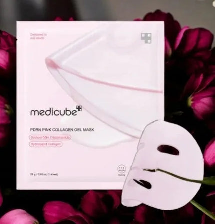 Medicube PDRN Pink Collagen Jelly Gel Mask kolageninė hidrogelinė kaukė, 4 vnt.