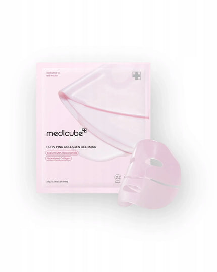 Medicube PDRN Pink Collagen Jelly Gel Mask kolageninė hidrogelinė kaukė, 4 vnt.