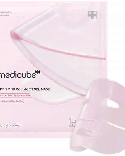 Medicube PDRN Pink Collagen Jelly Gel Mask kolageninė hidrogelinė kaukė, 4 vnt.