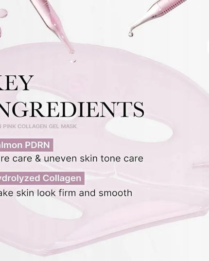 Medicube PDRN Pink Collagen Jelly Gel Mask kolageninė hidrogelinė kaukė, 4 vnt.