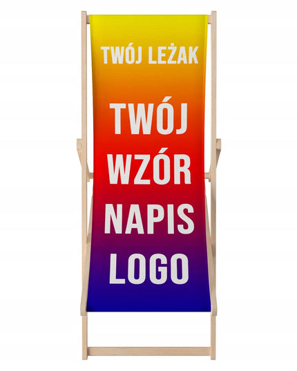 Medinis MebloStyl gultas su individualiu spalvotu logotipu ir grafika