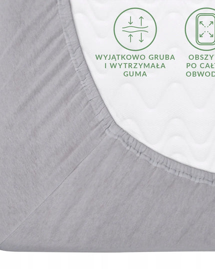 Medvilninė paklodė su guma 160x200 minkštas JERSEY 100% Spalva pasirinktinai