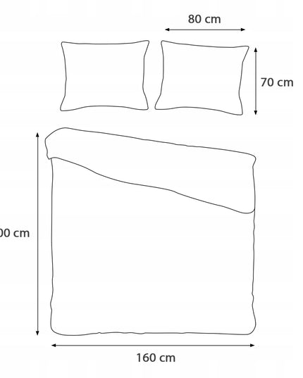 Medvilninė patalynė 160x200 natūrali 100% medvilnė pienės tamsiai pilka