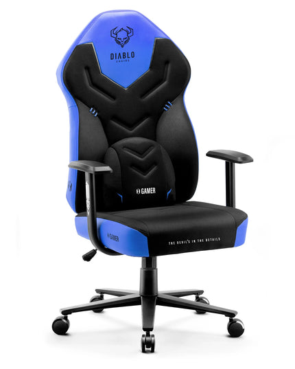 Medžiaginė žaidimų kėdė Diablo X-Gamer 2.0 Normal Size Cool Water