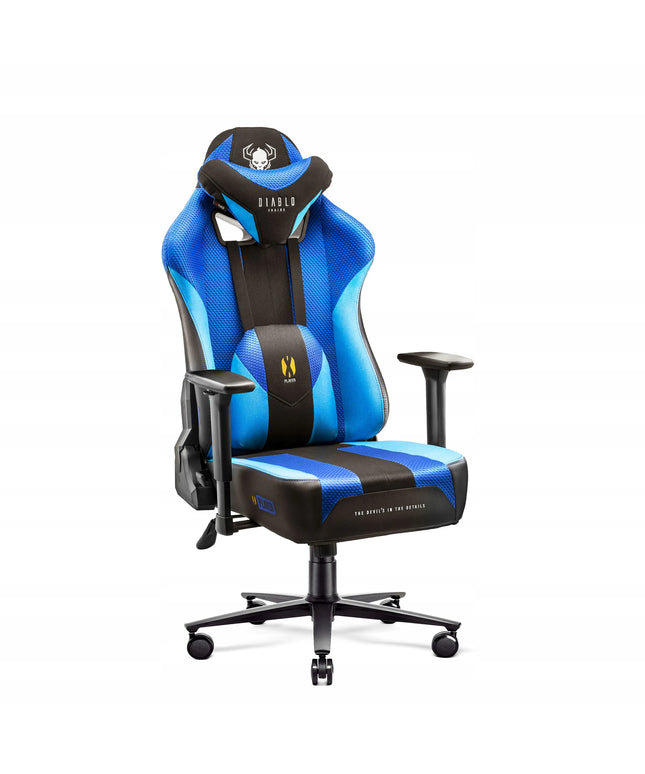 Medžiaginė žaidimų kėdė DIABLO X-Player 2.0 Normal Size Frost Black