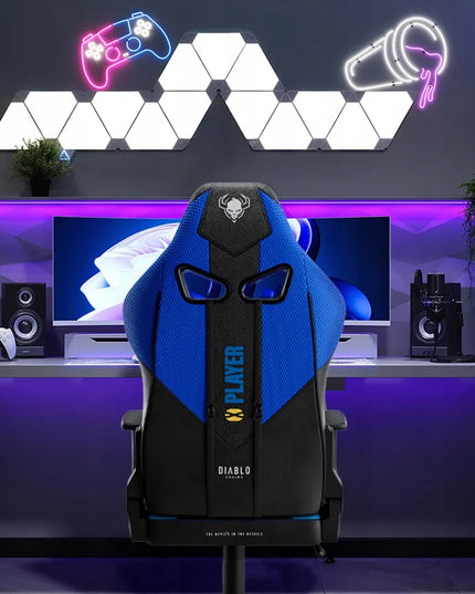 Medžiaginė žaidimų kėdė DIABLO X-Player 2.0 Normal Size Frost Black