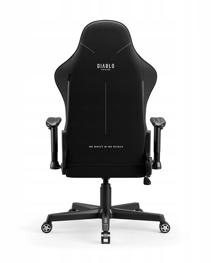 Medžiaginė žaidimų kėdė DIABLO X-STARTER, pilka