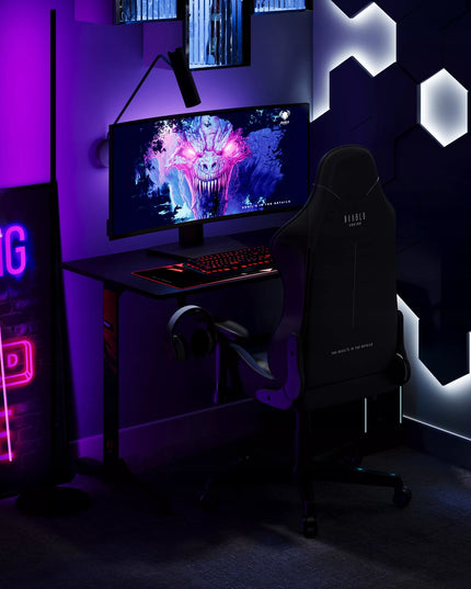 Medžiaginė žaidimų kėdė Diablo X-STARTER tamsiai mėlyna
