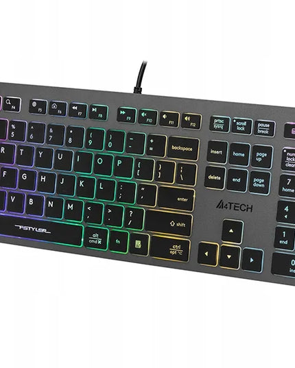 Membraninė klaviatūra A4TECH FSTYLER FX60H su neoniniu apšvietimu