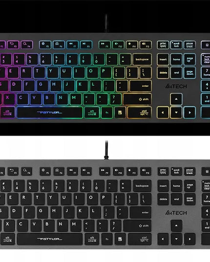 Membraninė klaviatūra A4TECH FSTYLER FX60H su neoniniu apšvietimu