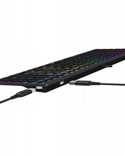 Membraninė klaviatūra A4TECH FSTYLER FX60H su neoniniu apšvietimu