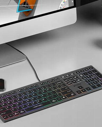 Membraninė klaviatūra A4TECH FSTYLER FX60H su neoniniu apšvietimu