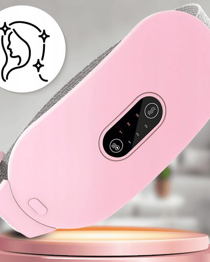 Šildantis menstruacijų diržas su masažo funkcija, skausmo malšinimui pilvo, nugaros ir juosmens srityje