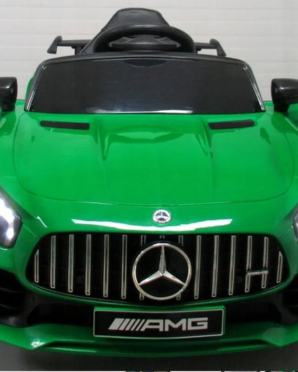 Mercedes GTR-S žalias, minkšti EVA ratai, minkšta sėdynė, licencijuotas