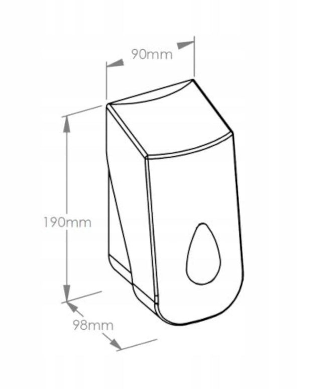 MERIDA skysto muilo dozatorius 400 ml, DTN102