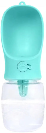 Mersjo nešiojama kelioninė gertuvė su dubenėliu šunims, žalia, 350 ml, 1 vnt.