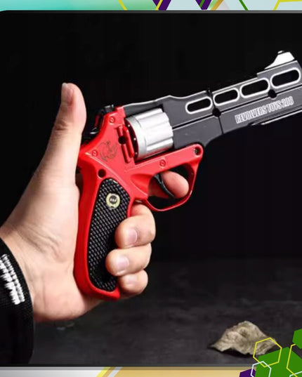 Metalinis Kapiszoninis Revolveris Bang Gun 360 Šūvių Rinkinys – Vaikams ir Kolekcionieriams