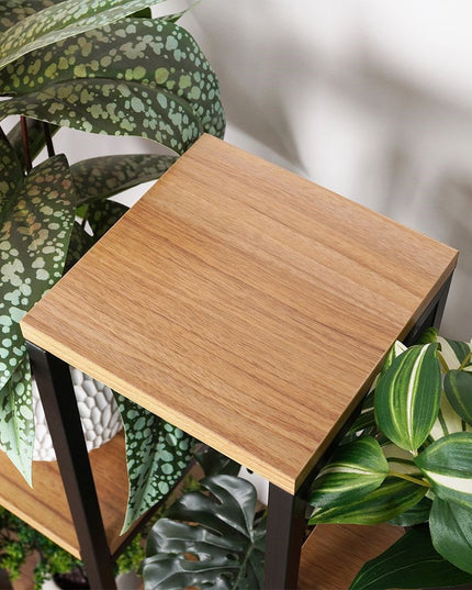 6 lygių metalinis gėlių stovas VILDE - 49 x 18 x 70 cm