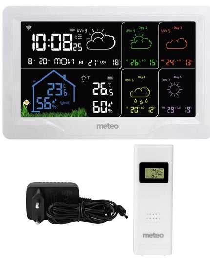 METEO 05SP401 belaidė WIFI meteorologinė stotelė su orų prognoze