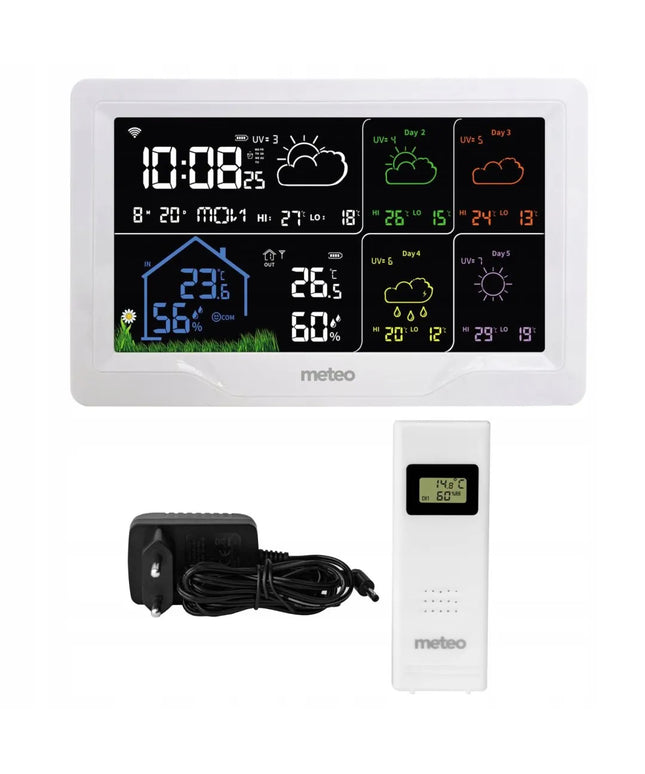 METEO 05SP401 belaidė WIFI meteorologinė stotelė su orų prognoze