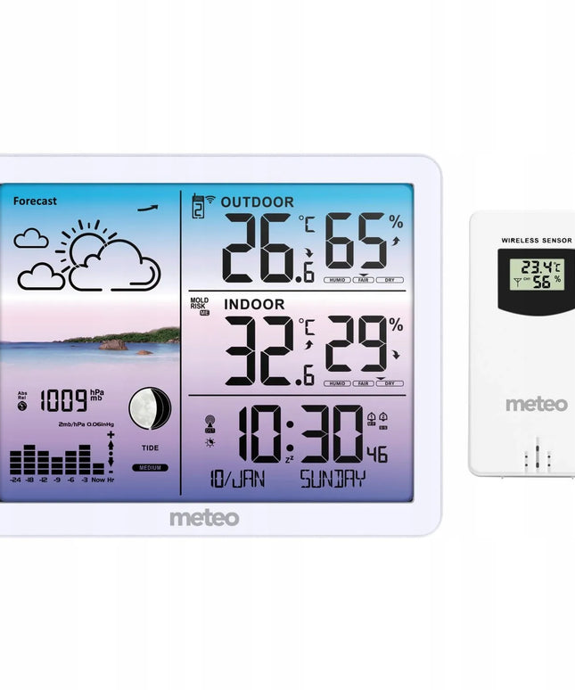 METEO SP107B orų stotelė, balta
