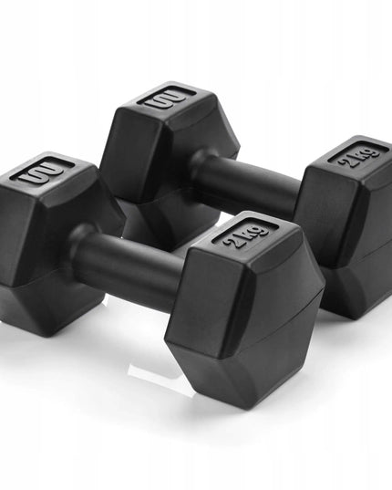 Meteor hanteliai, rinkinys 2x2kg, fitnesas, jėgos treniruotės