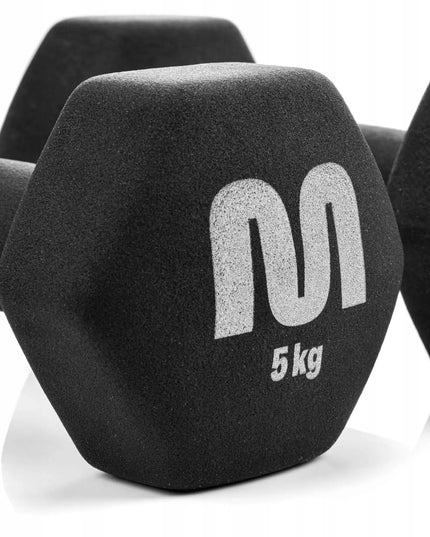 Meteor ketauniai svarmenys 2x5 kg, fitneso ir jėgos treniruočių rinkinys