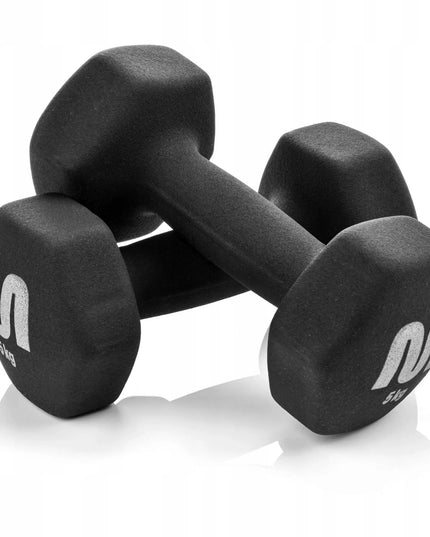 Meteor ketauniai svarmenys 2x5 kg, fitneso ir jėgos treniruočių rinkinys