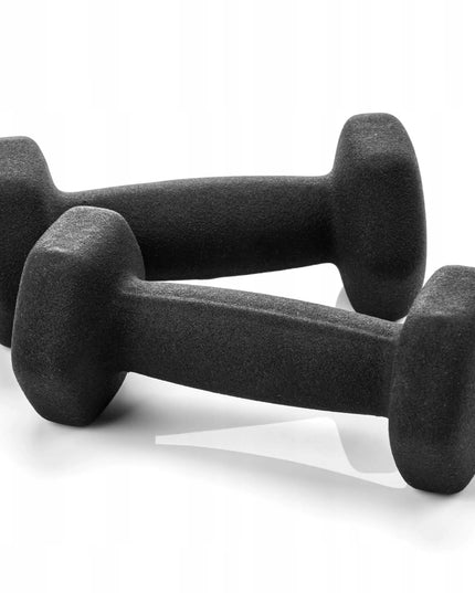 Meteor ketaus hantelių komplektas 2x1 kg fitnesui ir treniruotėms