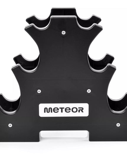 Meteor ketaus svarmenų rinkinys su stovu 2x3-2-1 kg