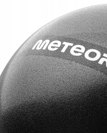 Meteor pilateso ir reabilitacijos kamuolys, 22 cm, minkštas, pripučiamas, juodas