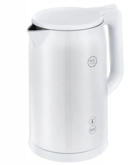 MG Home elektrinis virdulys su temperatūros reguliavimu DK24005W, baltas, 1,7 l