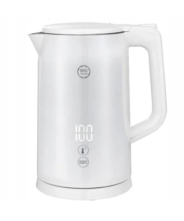 MG Home elektrinis virdulys su temperatūros reguliavimu DK24005W, baltas, 1,7 l