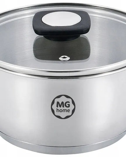 MG Home Magda Gessler puodų rinkinys, nerūdijantis plienas, indukcija, dujos, 6 dalys