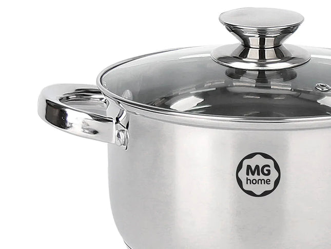 MG HOME VERSO 7 dalių nerūdijančio plieno puodų rinkinys