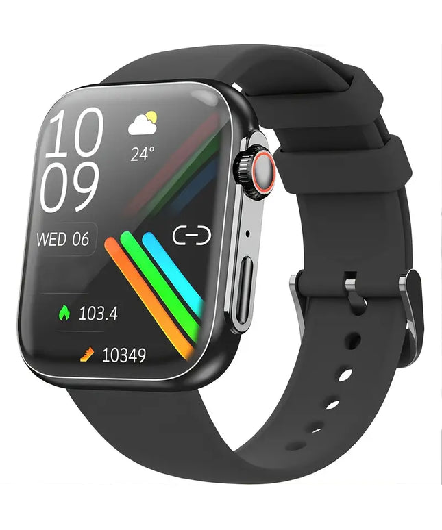 MICROBEAR Išmanusis Laikrodis su Belaidžiu Skambučiu, Sporto Režimais, Žingsniamačiu ir IP67 Atsparumu Vandeniui