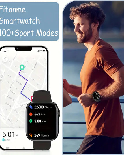 MICROBEAR Išmanusis Laikrodis su Belaidžiu Skambučiu, Sporto Režimais, Žingsniamačiu ir IP67 Atsparumu Vandeniui