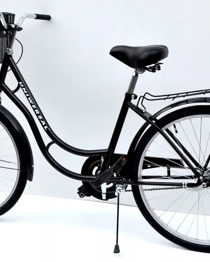 Miesto dviratis Dallas Bike Uniwersal 26 colių su krepšiu