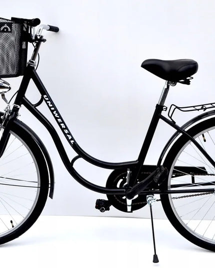 Miesto dviratis Dallas Bike Uniwersal 26 colių su krepšiu