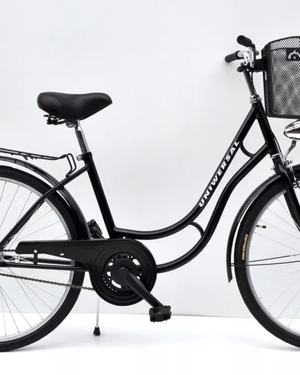Miesto dviratis Dallas Bike Uniwersal 26 colių su krepšiu