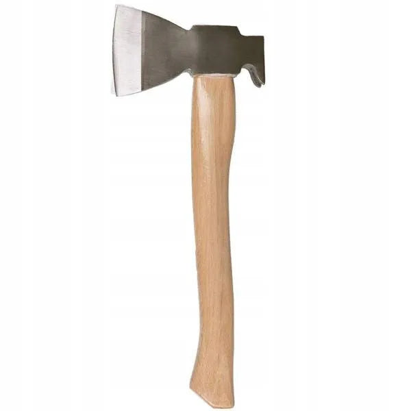 Mil-Tec kirvis 37 cm turistinis kirvukas kempingui bushcraft medinis