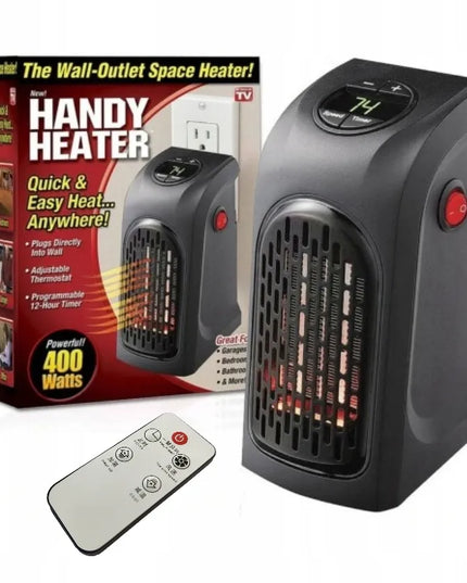 Mini elektrinis šildytuvas Handy Heater 400W su nuotolinio valdymo pulteliu